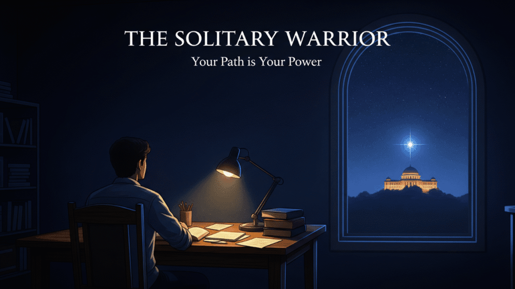 The Solitary Warrior, A UPSC Aspirant's Guide to Handling Loneliness