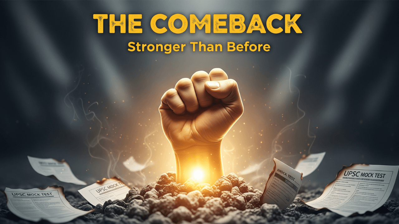 UPSC Failure The Art of the Comeback